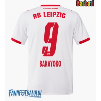 RB Leipzig Johan Bakayoko #9 Tricou Fotbal Replică 2025-26 Barbati Acasa